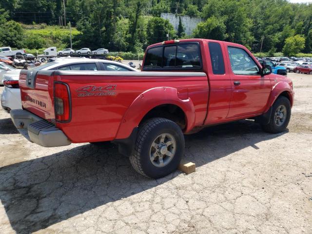 1N6ED26Y84C426751 - 2004 NISSAN FRONTIER KING CAB XE V6 RED photo 3