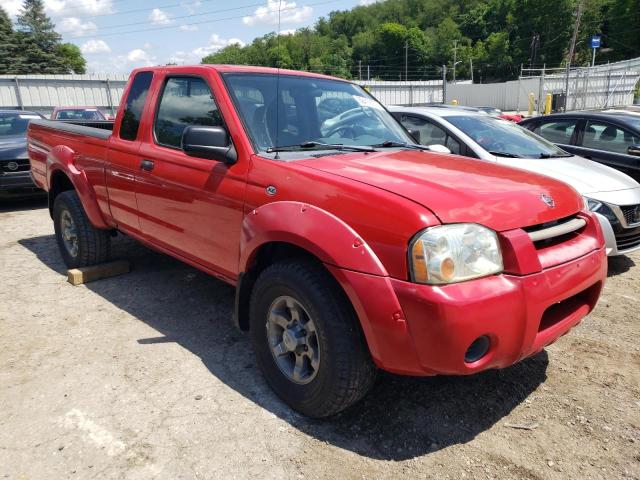 1N6ED26Y84C426751 - 2004 NISSAN FRONTIER KING CAB XE V6 RED photo 4