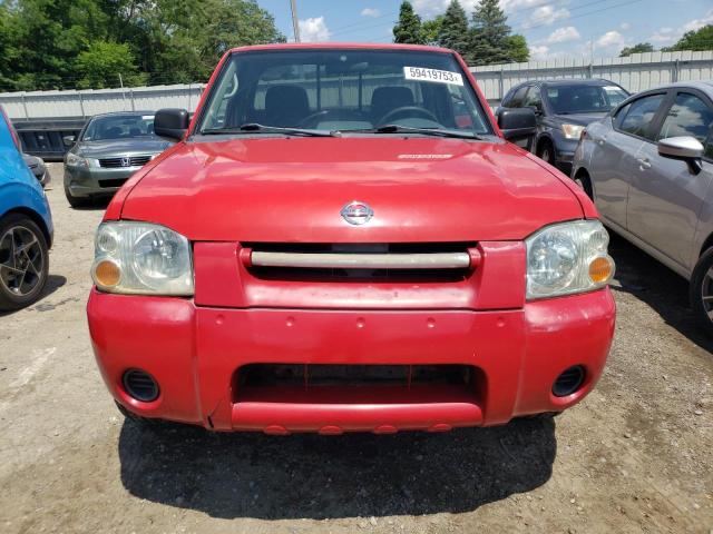 1N6ED26Y84C426751 - 2004 NISSAN FRONTIER KING CAB XE V6 RED photo 5