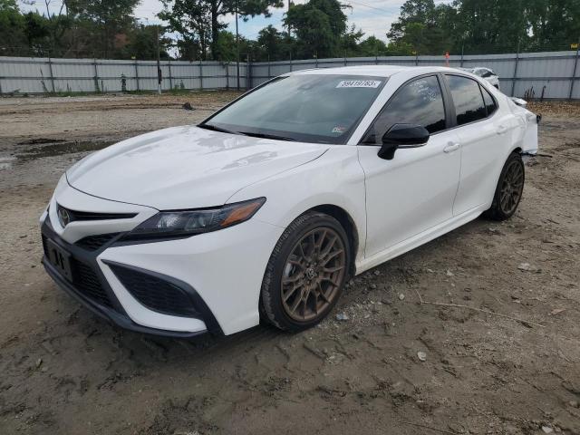 4T1T11AK9PU122953 - 2023 TOYOTA CAMRY SE NIGHT SHADE WHITE photo 1
