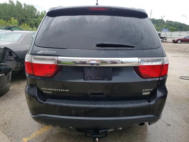 1C4RDJDG2DC664880 - 2013 DODGE DURANGO CREW BLACK photo 6