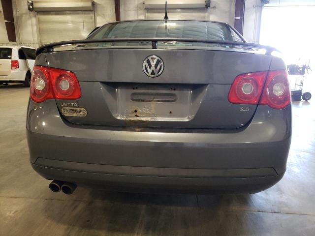 3VWEF71K57M186782 - 2007 VOLKSWAGEN JETTA WOLFSBURG GRAY photo 6