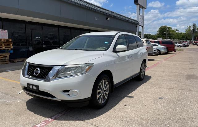 5N1AR2MN2EC639218 - 2014 NISSAN PATHFINDER S WHITE photo 2