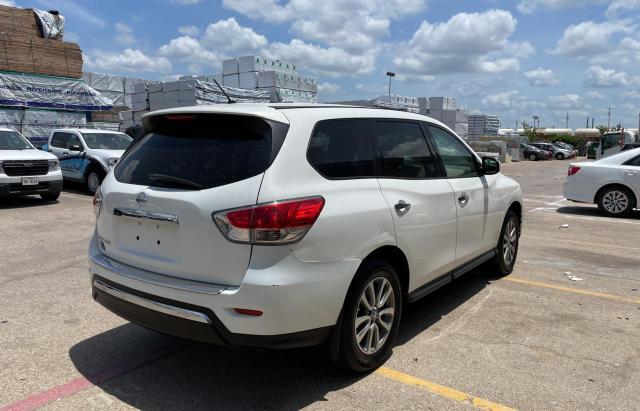 5N1AR2MN2EC639218 - 2014 NISSAN PATHFINDER S WHITE photo 4