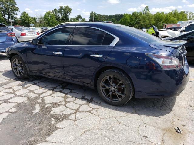 1N4AA5AP7EC492709 - 2014 NISSAN MAXIMA S BLUE photo 2