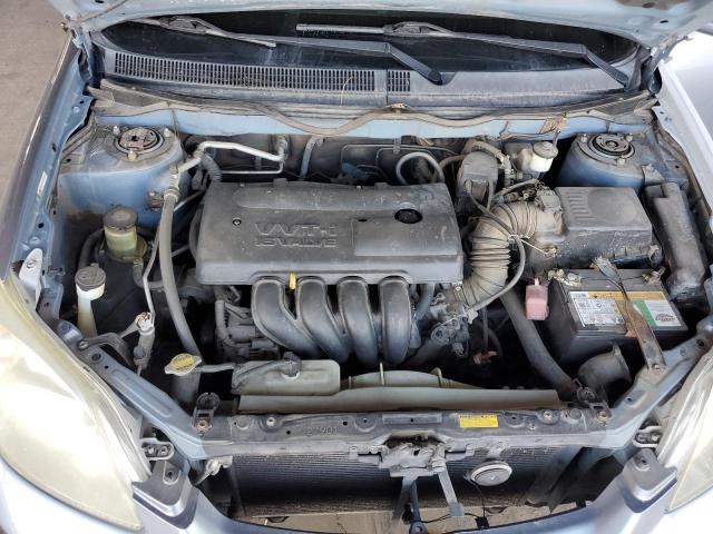 2T1KR32E94C315531 - 2004 TOYOTA COROLLA MA XR BLUE photo 11