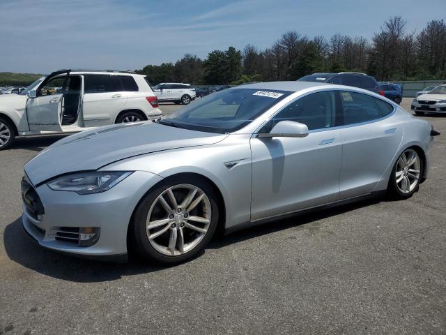 5YJSA1DN3DFP13001 - 2013 TESLA MODEL S SILVER photo 1