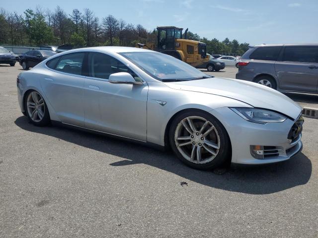 5YJSA1DN3DFP13001 - 2013 TESLA MODEL S SILVER photo 4