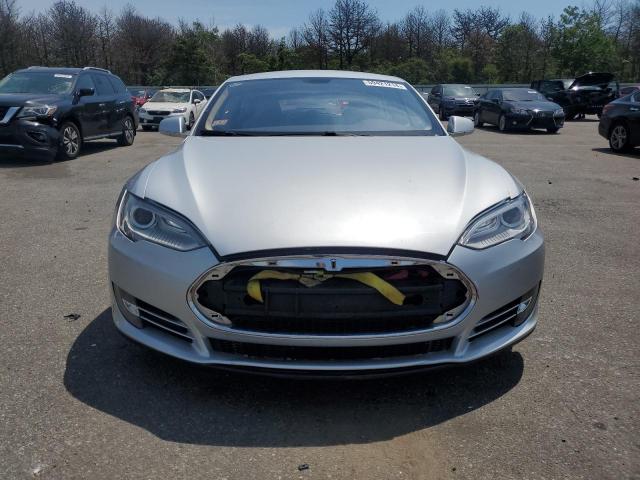 5YJSA1DN3DFP13001 - 2013 TESLA MODEL S SILVER photo 5