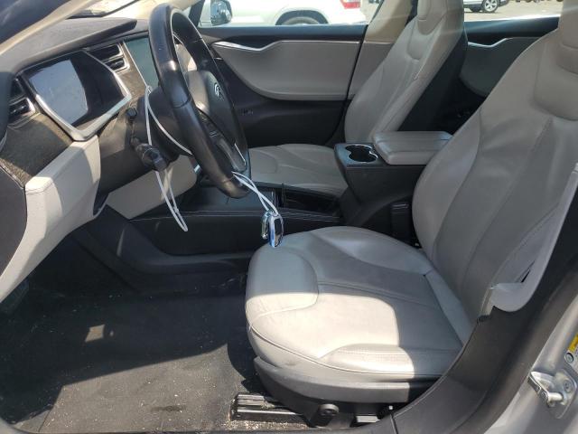 5YJSA1DN3DFP13001 - 2013 TESLA MODEL S SILVER photo 7