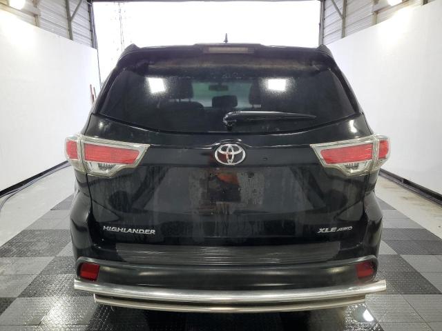 5TDJKRFH3FS098351 - 2015 TOYOTA HIGHLANDER XLE BLACK photo 6