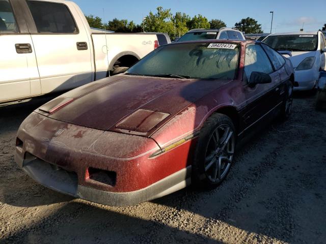 1G2PG1192HP209504 - 1987 PONTIAC FIERO GT BURGUNDY photo 1