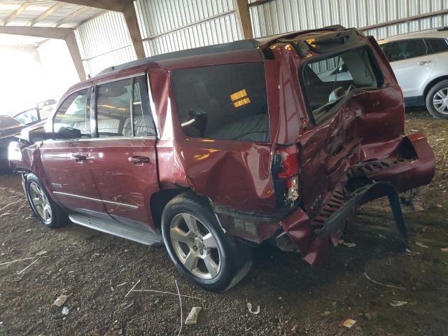 1GNSCBKC7GR417325 - 2016 CHEVROLET TAHOE C1500 LT MAROON photo 2