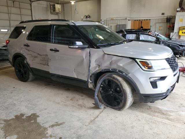 1FM5K8GT4KGA60223 - 2019 FORD EXPLORER SPORT 银色 照片 4