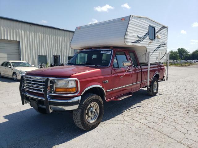 1FTHX26G6TEB81594 - 1996 FORD F250 BURGUNDY photo 2