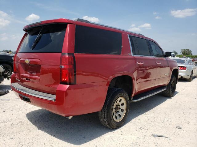 1GNSCKKC9FR711808 - 2015 CHEVROLET SUBURBAN C1500 LTZ RED photo 3