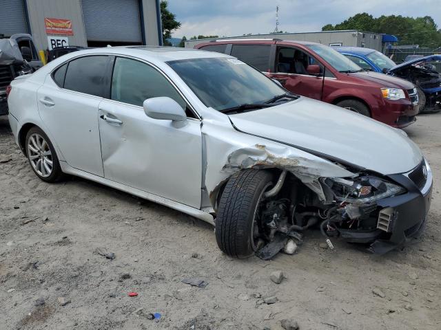 JTHCK262072013825 - 2007 LEXUS IS 250 WHITE photo 4