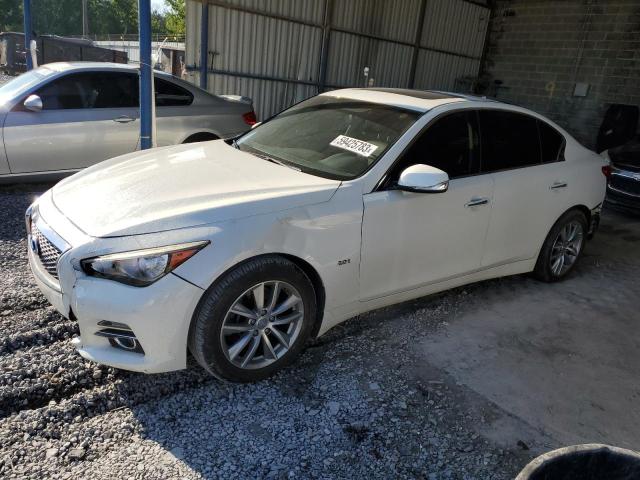 JN1CV7AP8GM201766 - 2016 INFINITI Q50 BASE WHITE photo 1