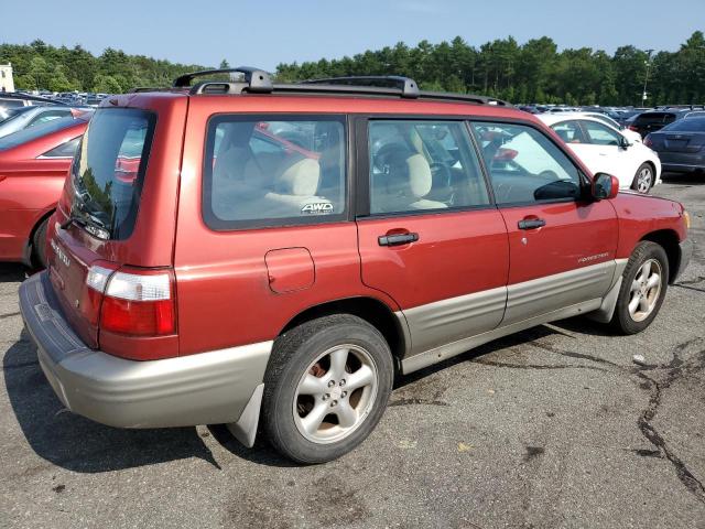 JF1SF65561H739882 - 2001 SUBARU FORESTER S წითელი ფოტო 3