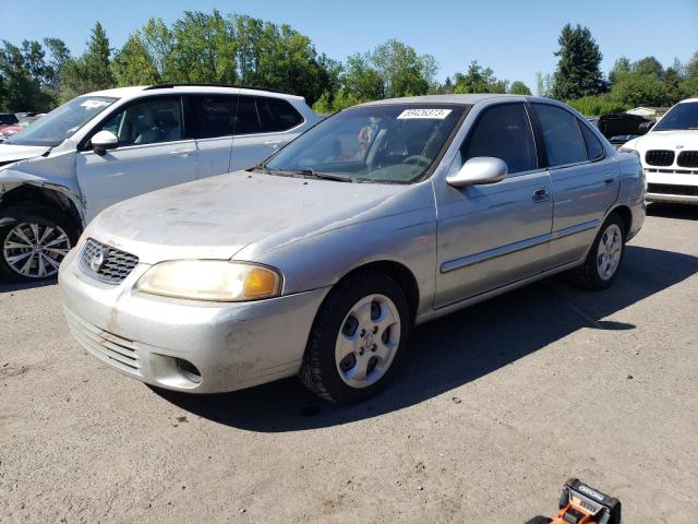 3N1CB51D83L712322 - 2003 NISSAN SENTRA XE SILVER photo 1