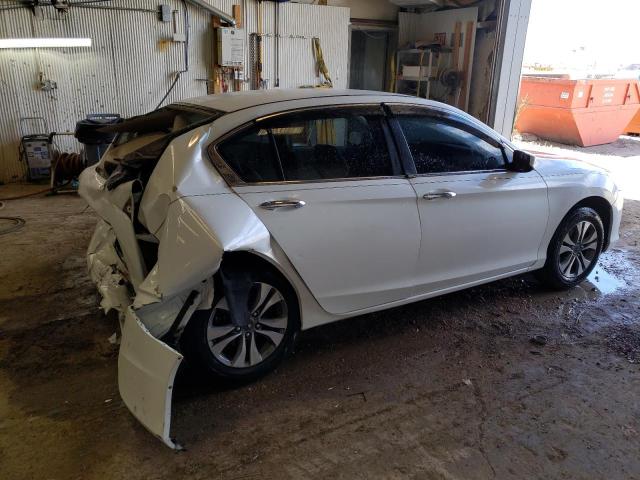 1HGCR2F35DA274554 - 2013 HONDA ACCORD LX WHITE photo 3