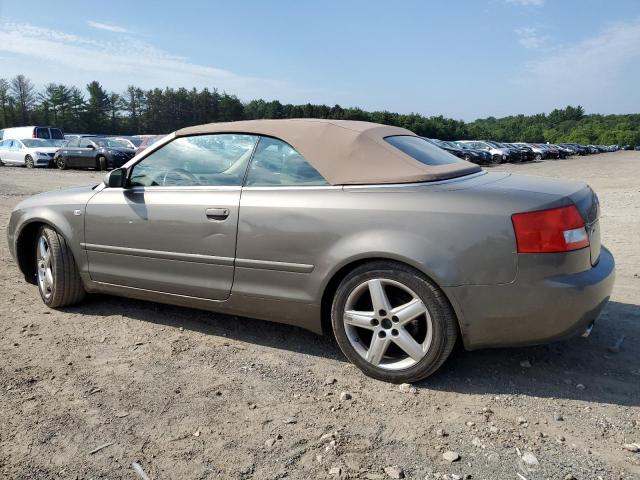 WAUAC48H83K024596 - 2003 AUDI A4 1.8 CABRIOLET GRAY photo 2