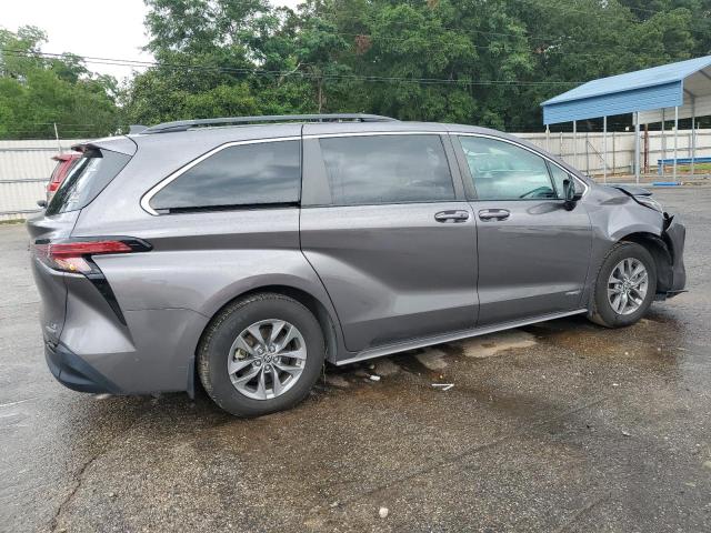 5TDKRKEC8MS048782 - 2021 TOYOTA SIENNA LE GRAY photo 3