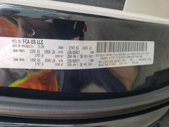 2C4RC1BG0LR200403 - 2020 CHRYSLER PACIFICA TOURING L 黑色 照片 10