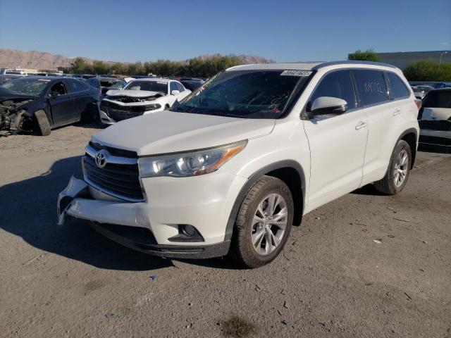 5TDJKRFH3FS150657 - 2015 TOYOTA HIGHLANDER XLE 白色 照片 2