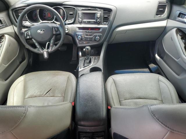 5XXGN4A78DG258127 - 2013 KIA OPTIMA EX GRAY photo 8