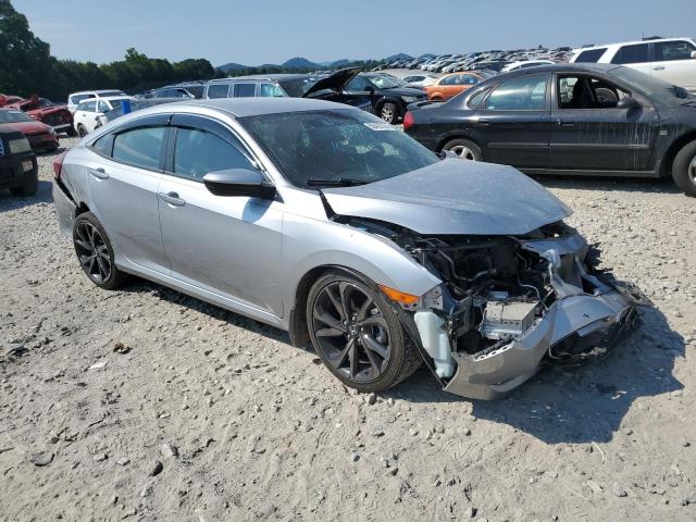 2HGFC2F84MH527245 - 2021 HONDA CIVIC SPORT SILVER photo 4