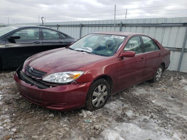 4T1BE32K23U133829 - 2003 TOYOTA CAMRY LE RED photo 2