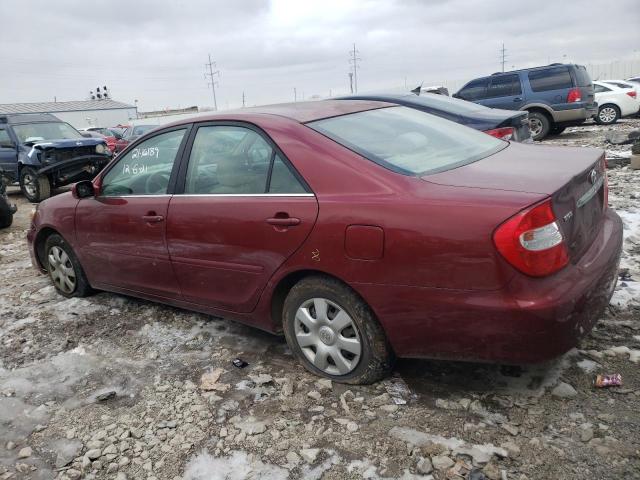 4T1BE32K23U133829 - 2003 TOYOTA CAMRY LE RED photo 3