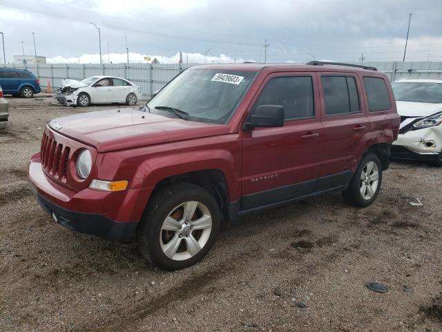 1C4NJRFB3ED660758 - 2014 JEEP PATRIOT LATITUDE RED photo 1