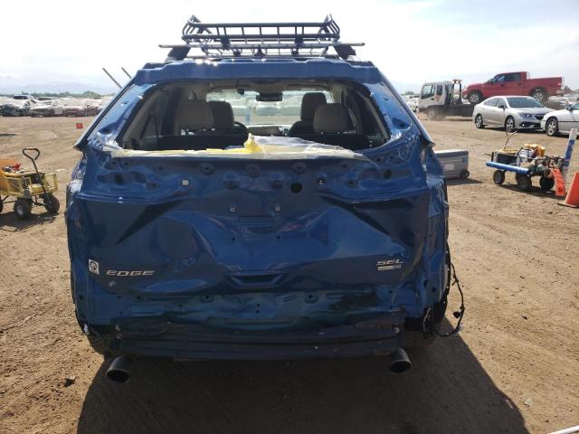 2FMPK4J99LBB16888 - 2020 FORD EDGE SEL BLUE photo 6