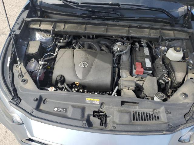 5TDGZRAHXMS088961 - 2021 TOYOTA HIGHLANDER XLE SILVER photo 12