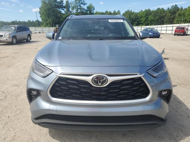5TDGZRAHXMS088961 - 2021 TOYOTA HIGHLANDER XLE SILVER photo 5
