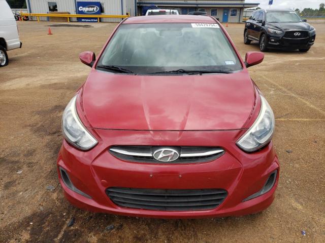 KMHCT4AE5FU880812 - 2015 HYUNDAI ACCENT GLS RED photo 5