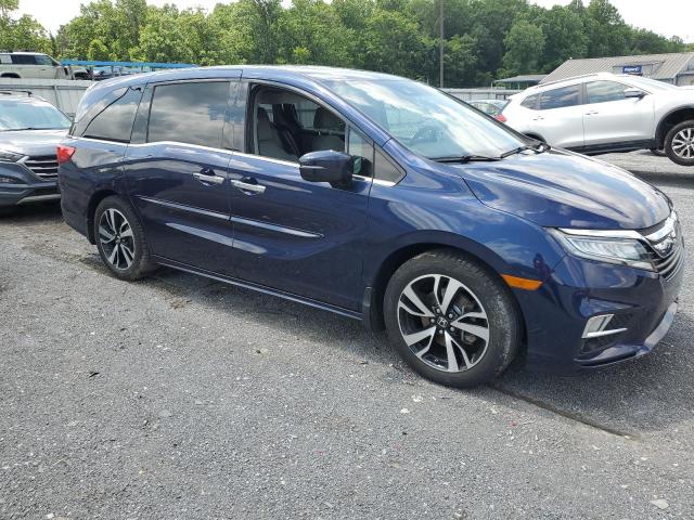 5FNRL6H97JB015957 - 2018 HONDA ODYSSEY ELITE Blau Foto 4