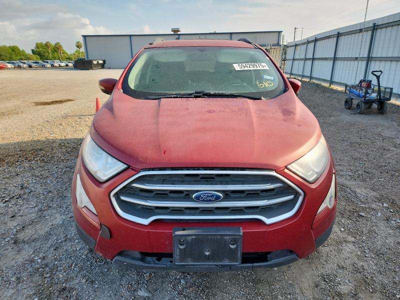 MAJ6S3GL3LC340242 - 2020 FORD ECOSPORT SE მუქწითელი ფოტო 5