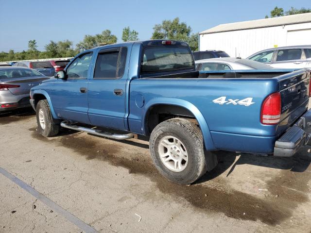 1D7HG38K54S525268 - 2004 DODGE DAKOTA QUAD SPORT BLUE photo 2