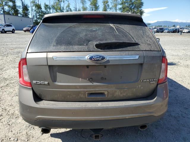 2FMDK4KC3CBA27671 - 2012 FORD EDGE LIMITED GRAY photo 6