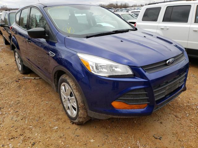 1FMCU0F74GUC66190 - 2016 FORD ESCAPE S BLUE photo 1