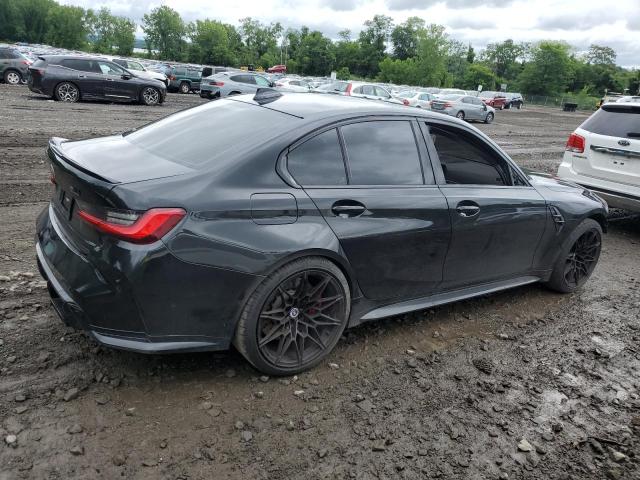 WBS43AY00NFN06797 - 2022 BMW M3 COMPETITION BLACK photo 3