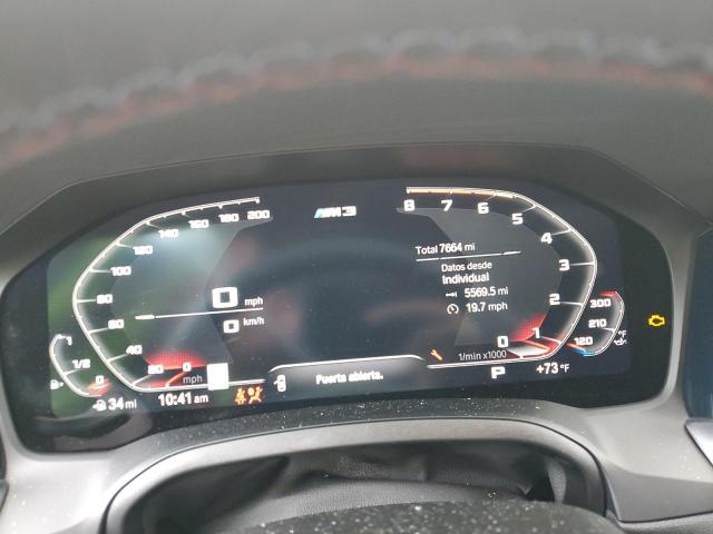 WBS43AY00NFN06797 - 2022 BMW M3 COMPETITION BLACK photo 9