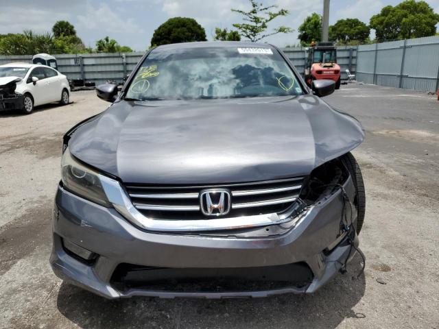 1HGCR2F34FA275875 - 2015 HONDA ACCORD LX GRAY photo 5