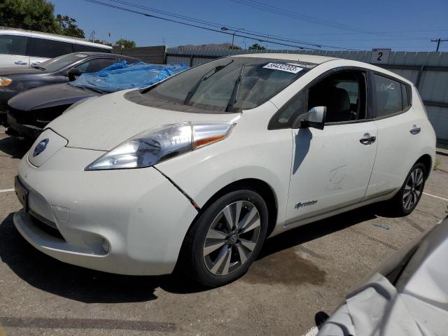 1N4BZ0CP3HC303894 - 2017 NISSAN LEAF S WHITE photo 2