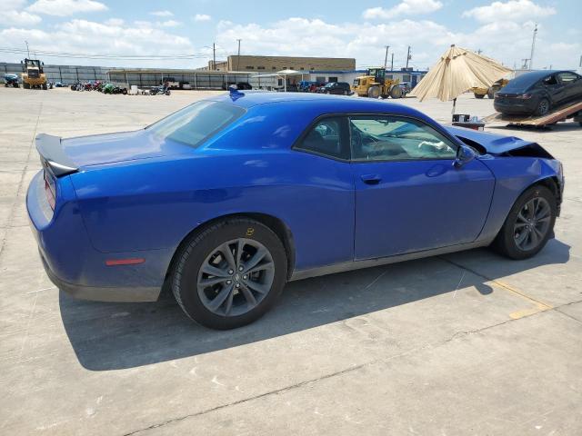 2C3CDZGG8LH152797 - 2020 DODGE CHALLENGER SXT BLUE photo 3