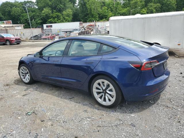 5YJ3E1EA5PF671651 - 2023 TESLA MODEL 3 Blau Foto 2