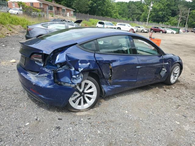 5YJ3E1EA5PF671651 - 2023 TESLA MODEL 3 Blau Foto 3